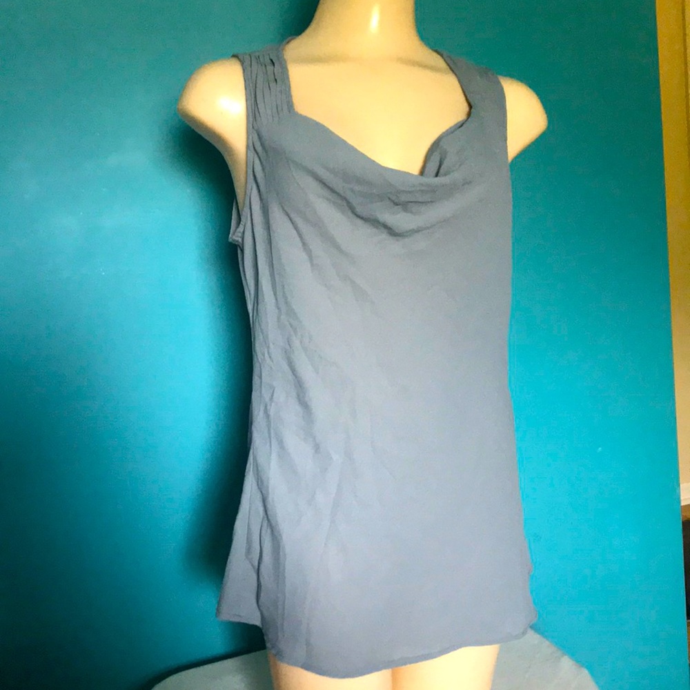 Banana Republic Sexy Grey Tank Top Blouse Size M